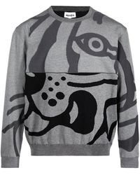 KENZO - Abstract Tiger Print Sweatshirt - Lyst