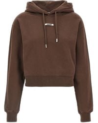Jacquemus - Gros Grain Sweatshirts Marrone-Donna - Lyst