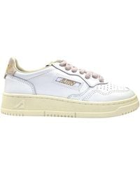 Autry - Medalist Low Wom Sw04 Leather/Swoll/Fair Orchid - Lyst