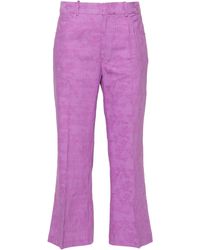 Rodebjer - Miso Stripe Broek Slim Bijgesneden - Lyst