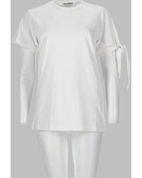 JW Anderson - T-Shirt Con Manica Annodata - Lyst