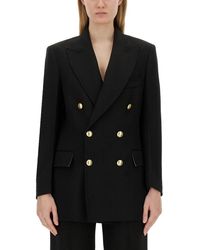 Victoria Beckham - Double-Breasted Jacket - Lyst