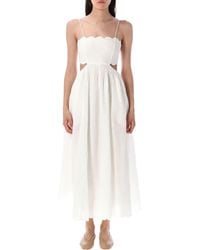 Zimmermann - Jurken Wit - Lyst