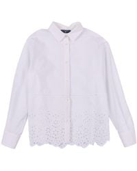 Ermanno Scervino - Camicia Aperta Sangallo P - Lyst