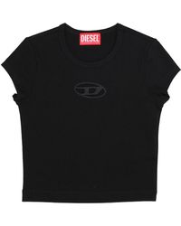 DIESEL - T -Shirts und Polos schwarz - Lyst