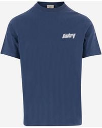 Autry - Cotton T Shirt With Logo - Lyst