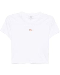 Maison Kitsuné - Baby Fox Cotton T-Shirt - Lyst