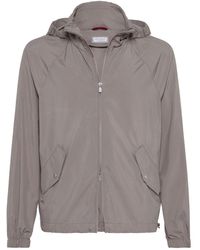 Brunello Cucinelli - Water Resistant Blouson Jacket - Lyst