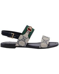 Gucci - Sandals With Logo - Lyst