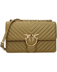 Pinko - Crossbody Bags Love One Leather/Kangaroo - Lyst