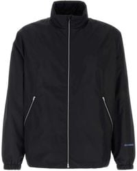 Jil Sander - Zip-Up Jacket With Logo Print - Lyst