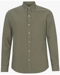 COLORFUL STANDARD - Kleurrijk Standaard Biologische Button Down Shirt - Lyst
