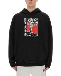 Palm Angels - Palm Ski Club Print Sweatshirt - Lyst