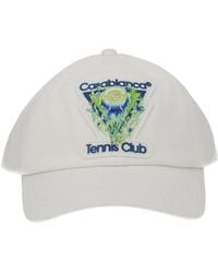 CASABLANCA - "flaming Tennis Ball" Baseball Cap - Lyst