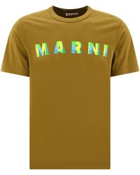 Marni - "gingham" T -shirt - Lyst