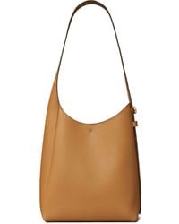 Tory Burch - Romy Small Leather Hobo Bag - Lyst