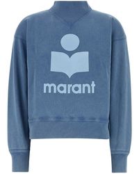 Isabel Marant - Air Force Cotton Blend Moby Sweatshirt - Lyst