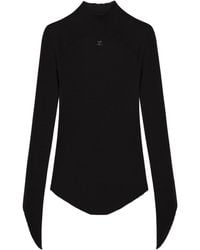 Courreges - Ribbed Knit Top - Lyst