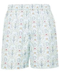 Drole de Monsieur - Logo-Print Swim Shorts - Lyst
