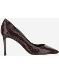 Jimmy Choo - Romy 85 Pumps In Krokodil In Reliëf In Reliëf - Lyst