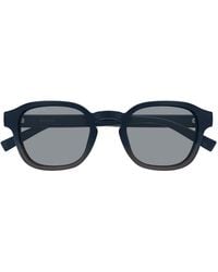 Gucci - Sonnenbrille Gg2106 S 004 Blau/Grau Herren - Lyst
