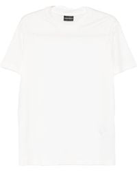 Emporio Armani - Cotton T-Shirt - Lyst