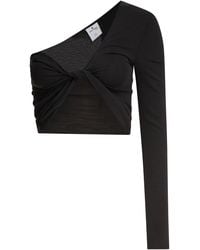 Courreges - Elastane Top Viscose - Lyst