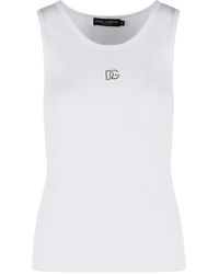 Dolce & Gabbana - Embellished Cotton Mock Neck Shirt Size 40 - Lyst