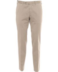 PT01 - Slim, Flat Front, Diagonal Pockets And - Lyst