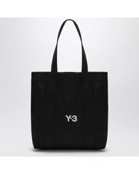 Y-3 - Cotton Tote Bag With Logo - Lyst
