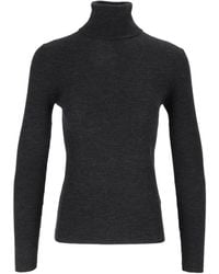 MC2 Saint Barth - Fitted Ribbed Turtleneck Sweater - Lyst