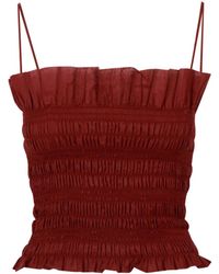 ANDAMANE - De Andamane Top Rood - Lyst