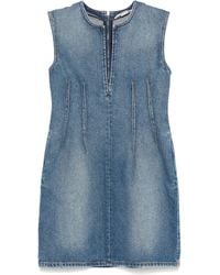Stella McCartney - Stella Mc Cartney Denim Mini Dress - Lyst
