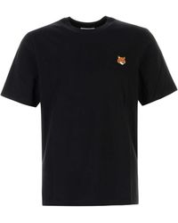 Maison Kitsuné - Cotton T-Shirt - Lyst