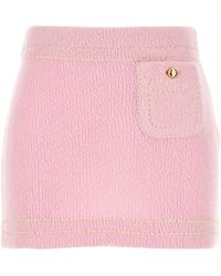 Prada - Cashmere Mini Skirt - Lyst