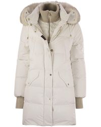 Moorer - Talassa Stp Long Down Jacket With Hood - Lyst