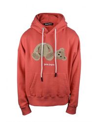 Palm Angels - Sweatshirt Met Capuchon Roze - Lyst