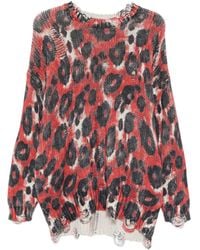 R13 - Jersey extragrande estampado - Lyst
