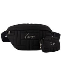 KENZO - Sac à ceinture nylon noir - Lyst