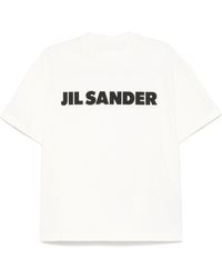 Jil Sander - Logo Cotton T-Shirt - Lyst
