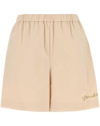 Fendi - Light Stretch Cotton Blend Shorts - Lyst