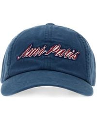 Ami Paris - 100% Cotton Baseball Cap - Lyst
