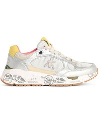 Premiata - Baskets 'Mased' en mélange de Lear argentées - Lyst