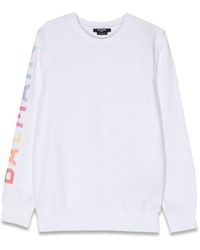 Balmain - Sweatshirt Crewneck Logo On Sleeve - Lyst