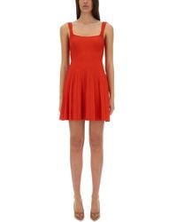 STAUD - Ellison" Short Dress - Lyst