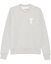 Ami Paris - Ami De Coeur Cotton Sweatshirt - Lyst