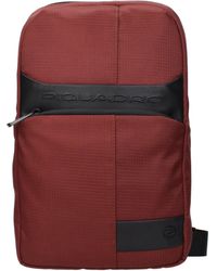 Piquadro - Crossbody Bags Fabric/Brick - Lyst