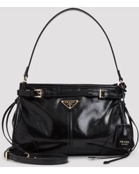 Prada - Bonnie Kleine Leren Tas - Lyst