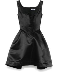 Vivetta - Duchess Satin Mini Bustier Dress - Lyst