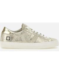 Date - Hillow Low Stardust Leather Sneakers - Lyst